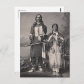 Prachtige  Native American Portrets Briefkaart (Voorkant / Achterkant)