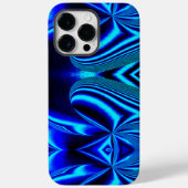 Prachtige neonblauw Case-Mate iPhone case (Achterkant)
