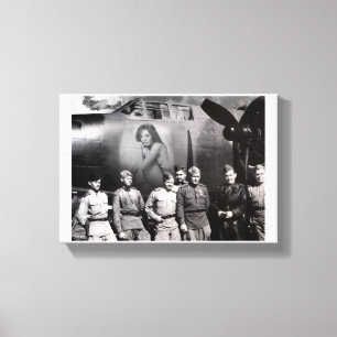 Prachtige neuskunst canvas afdruk