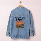"Prachtige New York City gedrukte Denim Jack voor Denim Jacket (Hangar)