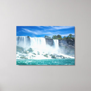 Prachtige Niagara-Herfsten, Midday Canvas Afdruk