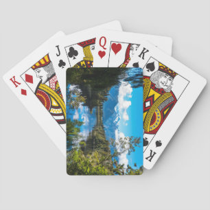 Prachtige Nieuw-Zeelandse sneeuwkapjes Pokerkaarten