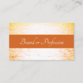 Prachtige oceaan met elegante Peach Sunset Beauty Visitekaartje (Voorkant)