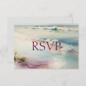 Prachtige Ocean RSVP (Voorkant / Achterkant)