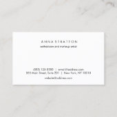 Prachtige ogen Roze as en Brows Visitekaartje (Achterkant)