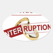 Prachtige Onderbreking: Een Gouden Begin Ovale Sticker (Voorkant)