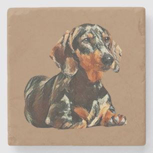 Prachtige Onderzetter van Dachshund Marble