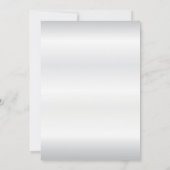 Prachtige Oranje Roos Vloerbruiloft-uitnodigingen Kaart (Achterkant)