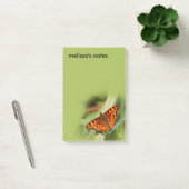 Prachtige Oranje satyr comma Butterfly Post-it® Notes (Kantoor)