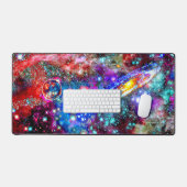 Prachtige overvolle Cosmos Desk Mat (Keyboard & Muis)
