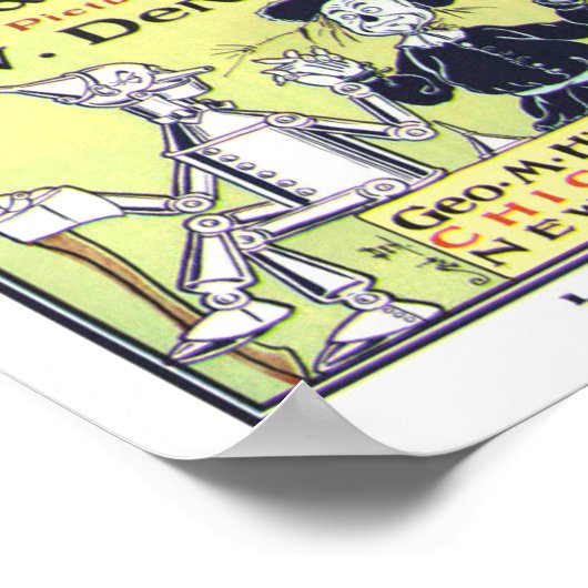 Prachtige Oz-wizard Poster (Hoek)