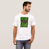 Prachtige Paarse Iris T-shirt (Voorkant volledig)