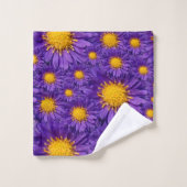 Prachtige Paarse Michaelmas Daisies Bad Handdoek (Wasdoekje)