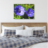 Prachtige Paarse papaver met platte Prints van Can (Insitu (Slaapkamer))