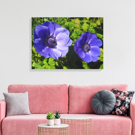 Prachtige Paarse papaver met platte Prints van Can (Insitu (Woonkamer))