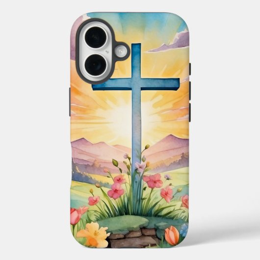 Prachtige paas Waterverf kunst Case-Mate iPhone Case (Achterkant)