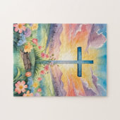 Prachtige paas Waterverf kunst Legpuzzel (Horizontaal)