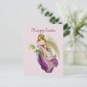 Prachtige paasengel feestdagenkaart (Staand voorkant)