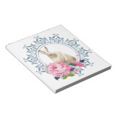 Prachtige paaskonijn notitieblok (Schuin)