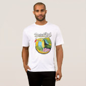 Prachtige Palma, toucan logo T-shirt (Voorkant volledig)