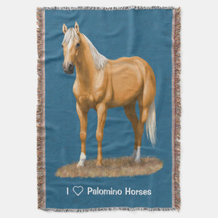 Prachtige palomino Quarter Horse Stallion Deken