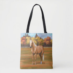 Prachtige palomino Quarter Horse Stallion Draagtas