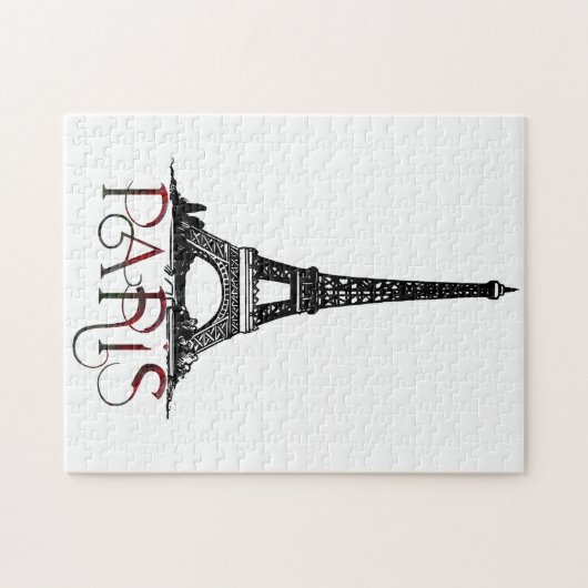Prachtige Parijs, Eiffeltoren Legpuzzel (Horizontaal)