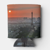 Prachtige Paris zonsondergang Blikjeskoeler (Achterkant)