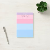 Prachtige Pastel Roze en Blauw Post-it® Notes (Kantoor)