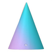 Prachtige pastelregenbooggradiënt bruiloft feesthoedjes (Links)
