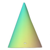 Prachtige pastelregenbooggradiënt bruiloft feesthoedjes (Rechts)