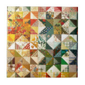 Prachtige patchwork tegeltje (Voorkant)