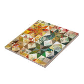 Prachtige patchwork tegeltje (Zijkant)