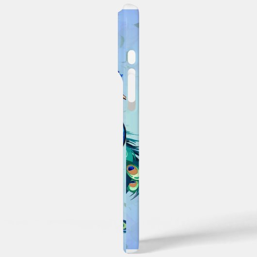 Prachtige Pauw Case-Mate iPhone Case (Achterkant / Links)