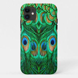 Prachtige Pauwveren iPhone 11 Hoesje