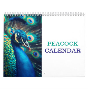 Prachtige Peacock 2025 Kalender