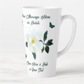 Prachtige persoonlijke, Magnolia-Mokken, Butterfli Latte Mok (Rechts)