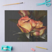 Prachtige perzikkleurige en roestkleurige pedalen  tissuepapier (Craft)