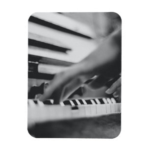 Prachtige pianokaart magneet