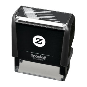 Prachtige pianokaart  zelfinktende stempel