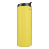 Prachtige pomkin Personaliseren Thermosbeker (Gedraaid links)