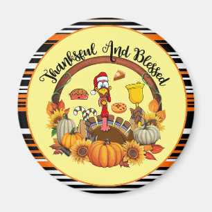 Prachtige populaire Thanksgiving herfst Collectie Magneet