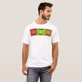 Prachtige prachtige mooie Pop Art Print: Verrijkt T-shirt (Voorkant volledig)