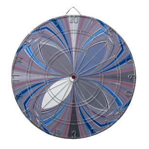 Prachtige prachtige Vlinder zachte blauwe kleuren Dartbord