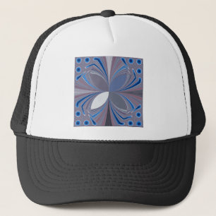Prachtige prachtige Vlinder zachte blauwe kleuren  Trucker Pet