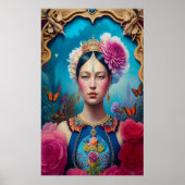 Prachtige princesportret poster (Voorkant)