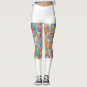 Prachtige print Leggings (Voorkant)