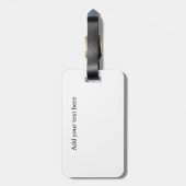 Prachtige Puerto Rico landschap reizen Bagagelabel (Achterkant verticaal)