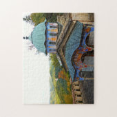 Prachtige puzzel van een Bulgaars-orthodoxe kloost Legpuzzel (Verticaal)