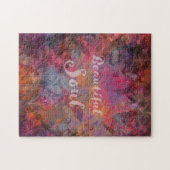 Prachtige puzzel voor abstract bladerontwerp van S (Horizontaal)